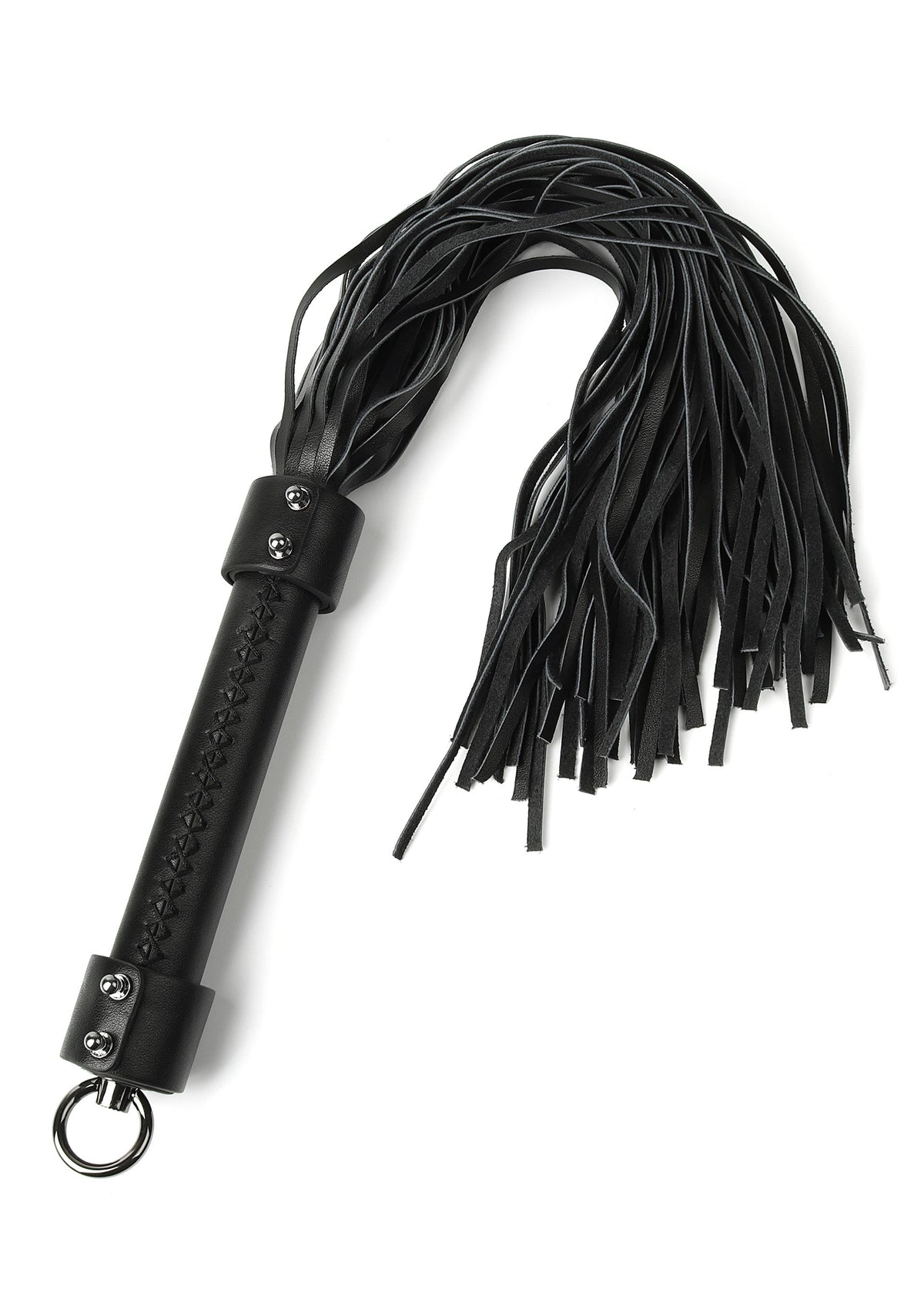 Hidden Desire Genuine Leather Whip 55cm - Flogger