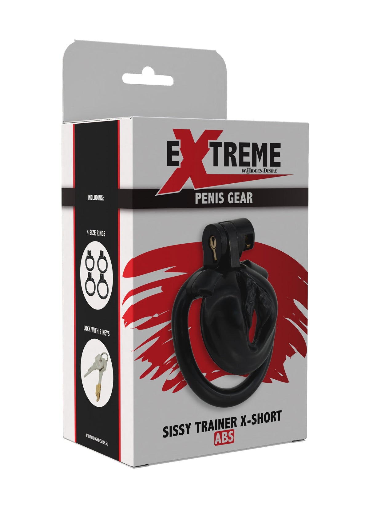 Hidden Desire Sissy Trainer Cock Lock X-Short - Cock Cage
