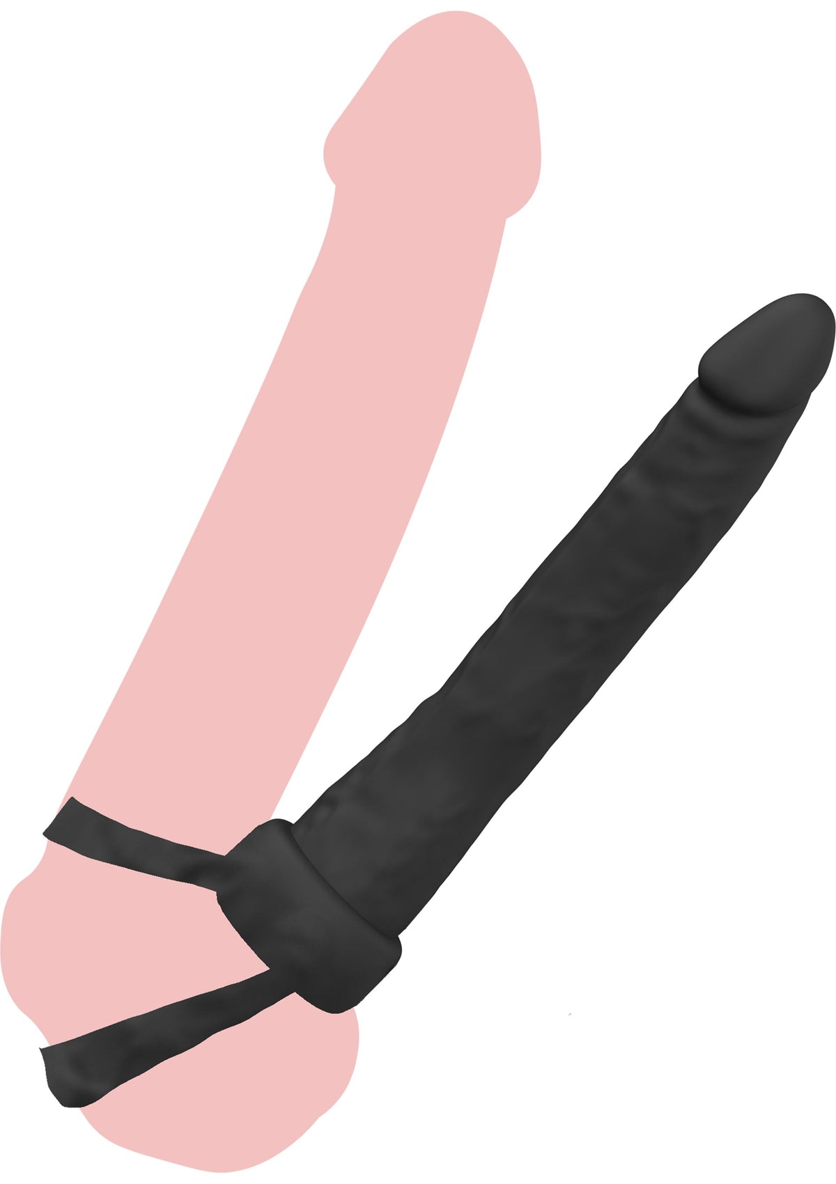 Hidden Desire Double Trouble Anal Penetrator - Dildo
