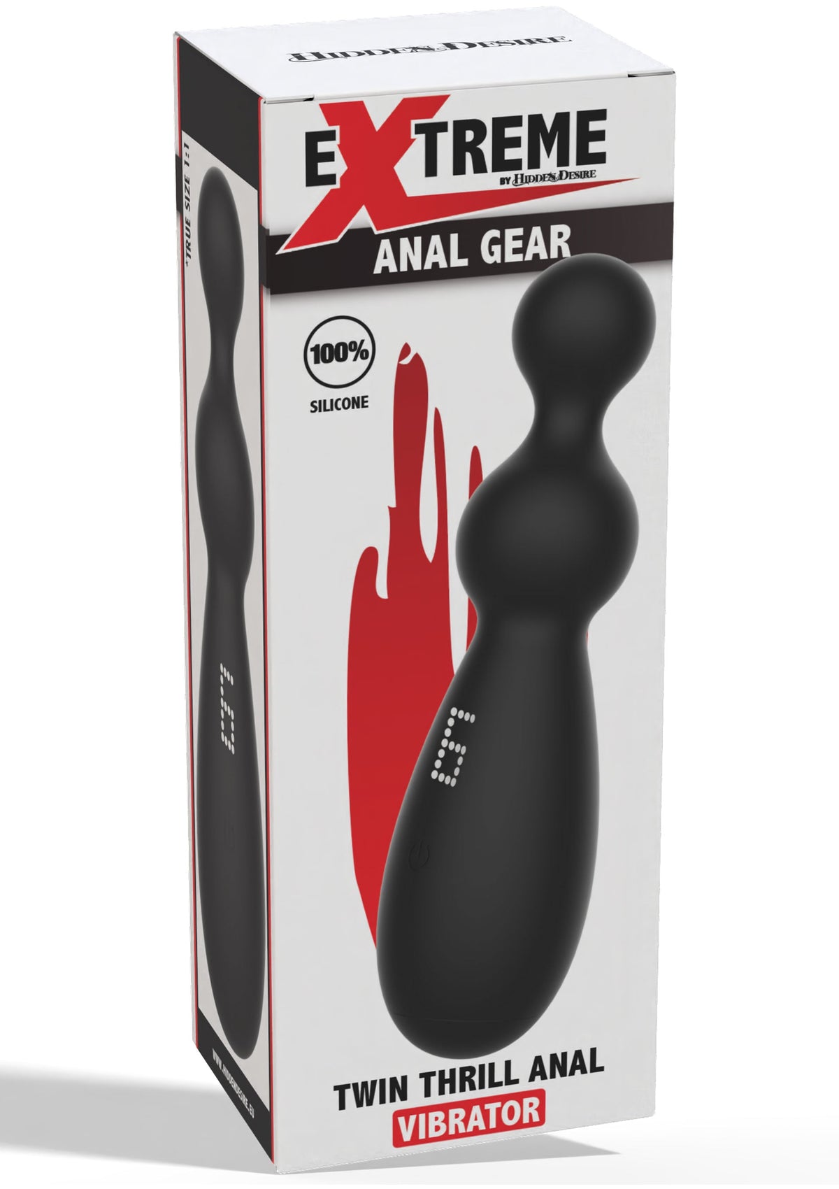 Hidden Desire Twin Thrill Anal Vibrator - Anal Beads