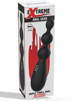 Hidden Desire Triple Thrill Anal Vibrator - Anal Beads