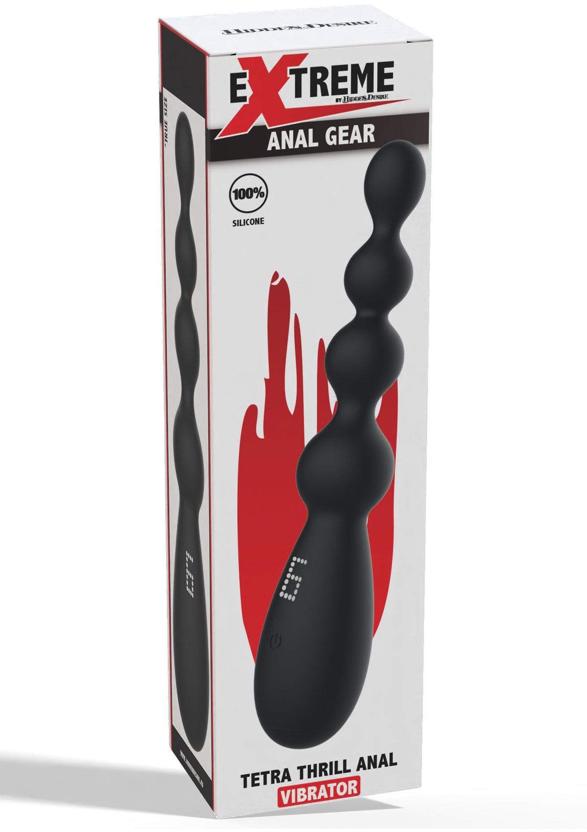 Hidden Desire Tetra Thrill Anal Vibrator - Anal Beads