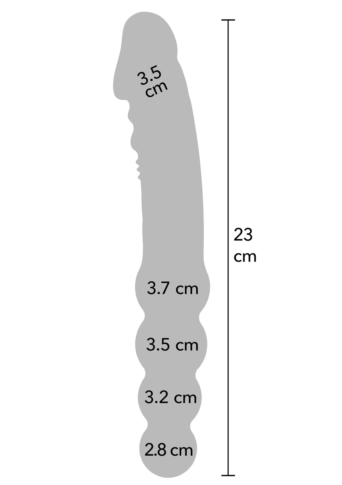Hidden Desire Dual Sided Anal Vibrator - Dildo
