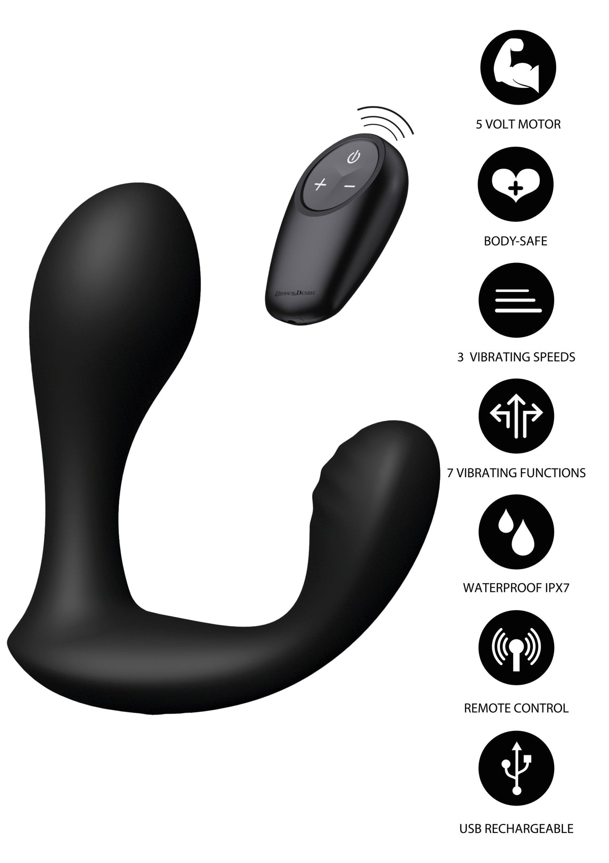 Hidden Desire Bullseye Prostate Plug - Prostaatplug