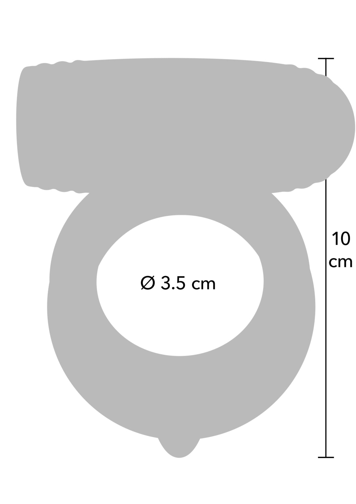 Hidden Desire Elite Power Twin C-Ring - Cockring