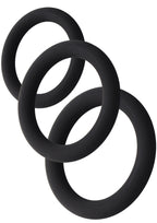 Hidden Desire Stamina Starter C-Rings 3 Pcs Set - Cockring