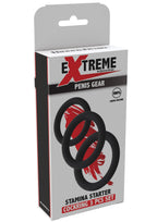 Hidden Desire Stamina Starter C-Rings 3 Pcs Set - Cockring