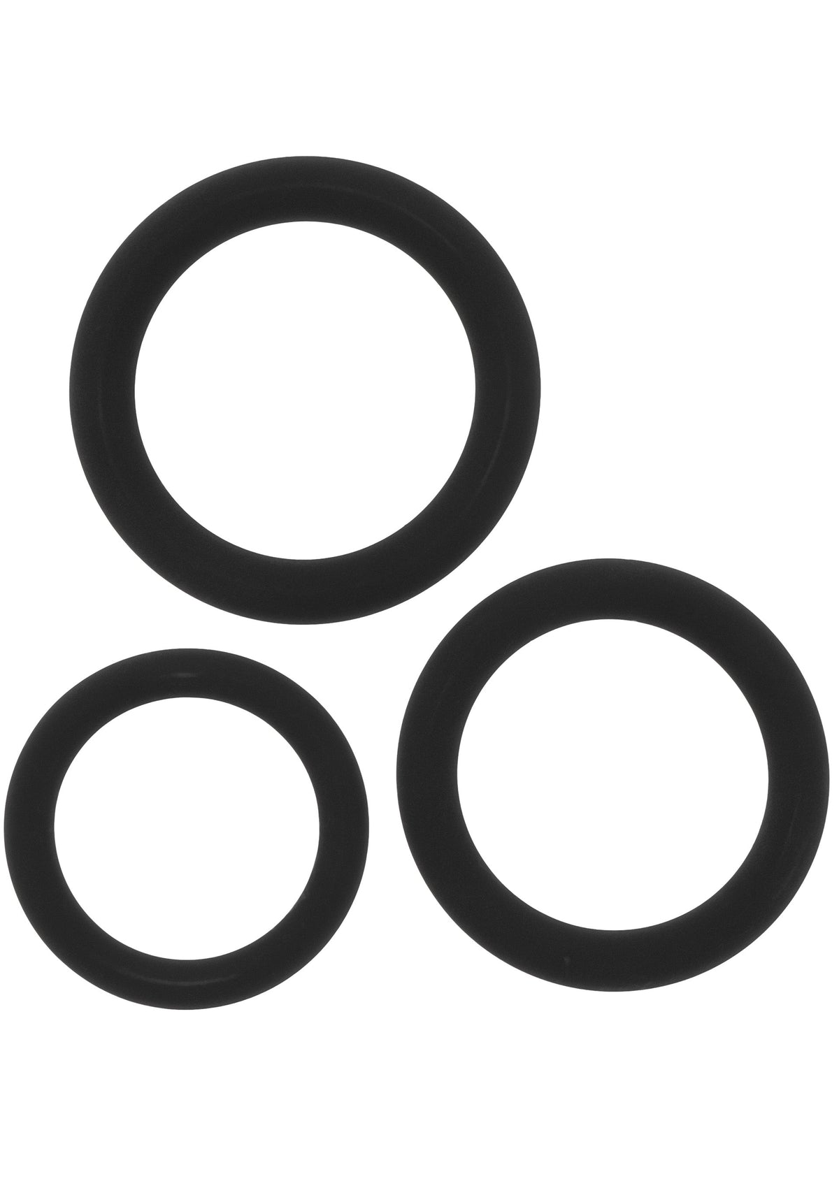 Hidden Desire Stamina Starter C-Rings 3 Pcs Set - Cockring