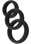 Hidden Desire Stamina Premium C-Rings 3 Pcs Set - Cockring