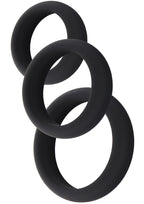 Hidden Desire Stamina Premium C-Rings 3 Pcs Set - Cockring