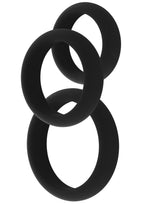 Hidden Desire Stamina Premium C-Rings 3 Pcs Set - Cockring