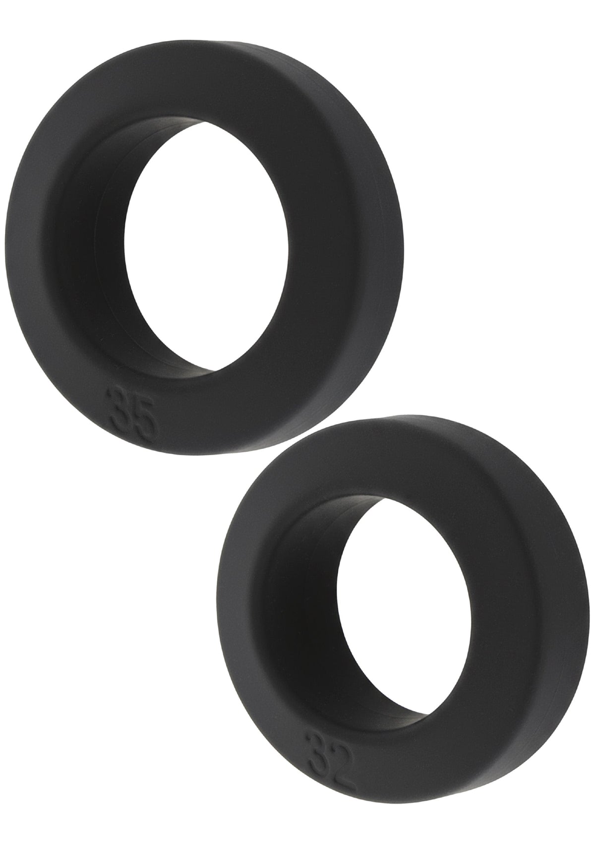 Hidden Desire Double Stackers C-Rings 2 Pcs Set L - Cockring