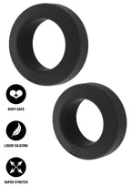 Hidden Desire Double Stackers C-Rings 2 Pcs Set L - Cockring