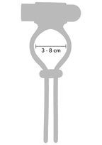 Hidden Desire Vibrating & Adjustable C-Ring - Cockring