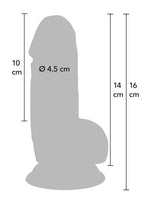 Hidden Desire Realistic Dildo PVC 14 cm - Dildo