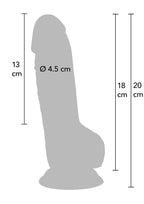 Hidden Desire Realistic Dildo PVC 18 cm - Dildo