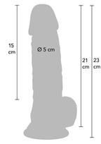 Hidden Desire Realistic Dildo PVC 21 cm - Dildo