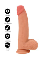 Hidden Desire Realistic Dildo Liquid Silicone 19 cm - Dildo
