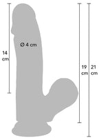 Hidden Desire Realistic Dildo Liquid Silicone 19 cm - Dildo
