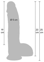 Hidden Desire Realistic Dildo Liquid Silicone 23 cm - Dildo