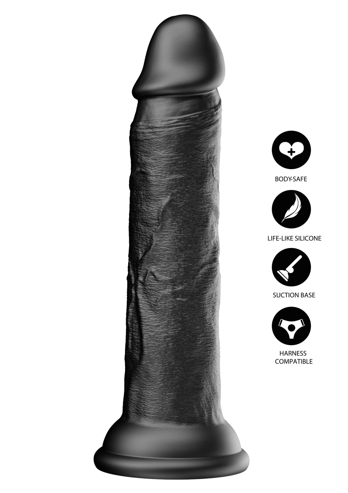 Hidden Desire Realistic Dong Liquid Silicone 19 cm - Dildo