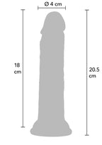 Hidden Desire Realistic Dong Liquid Silicone 20.5 cm - Dildo