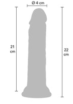 Hidden Desire Realistic Dong Liquid Silicone 23 cm - Dildo