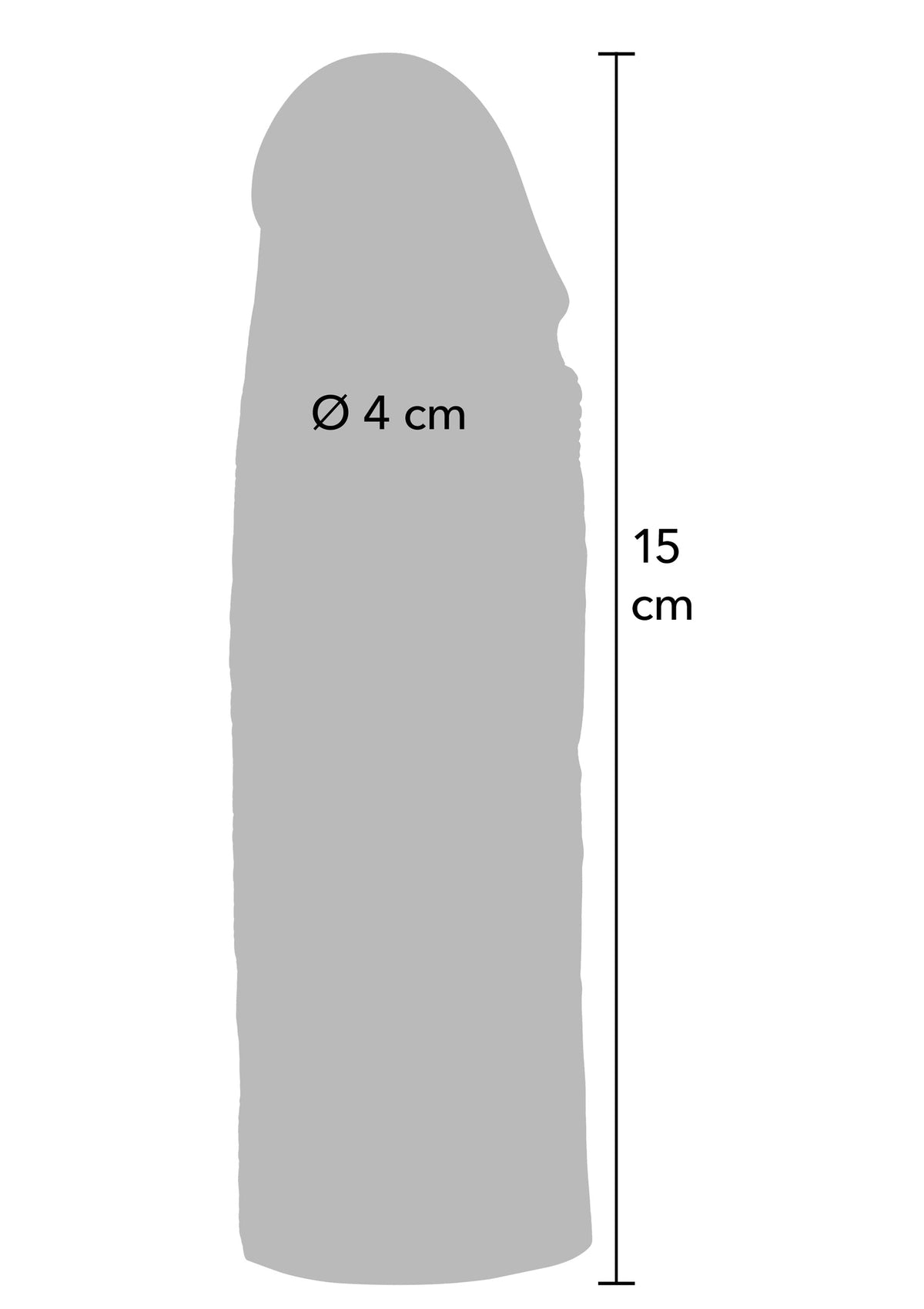 Hidden Desire Penis Sleeve Liquid Silicone 15 cm - Penis Sleeve