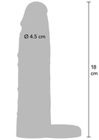 Hidden Desire Penis Sleeve Liquid Silicone Ring 18 cm - Penis Sleeve