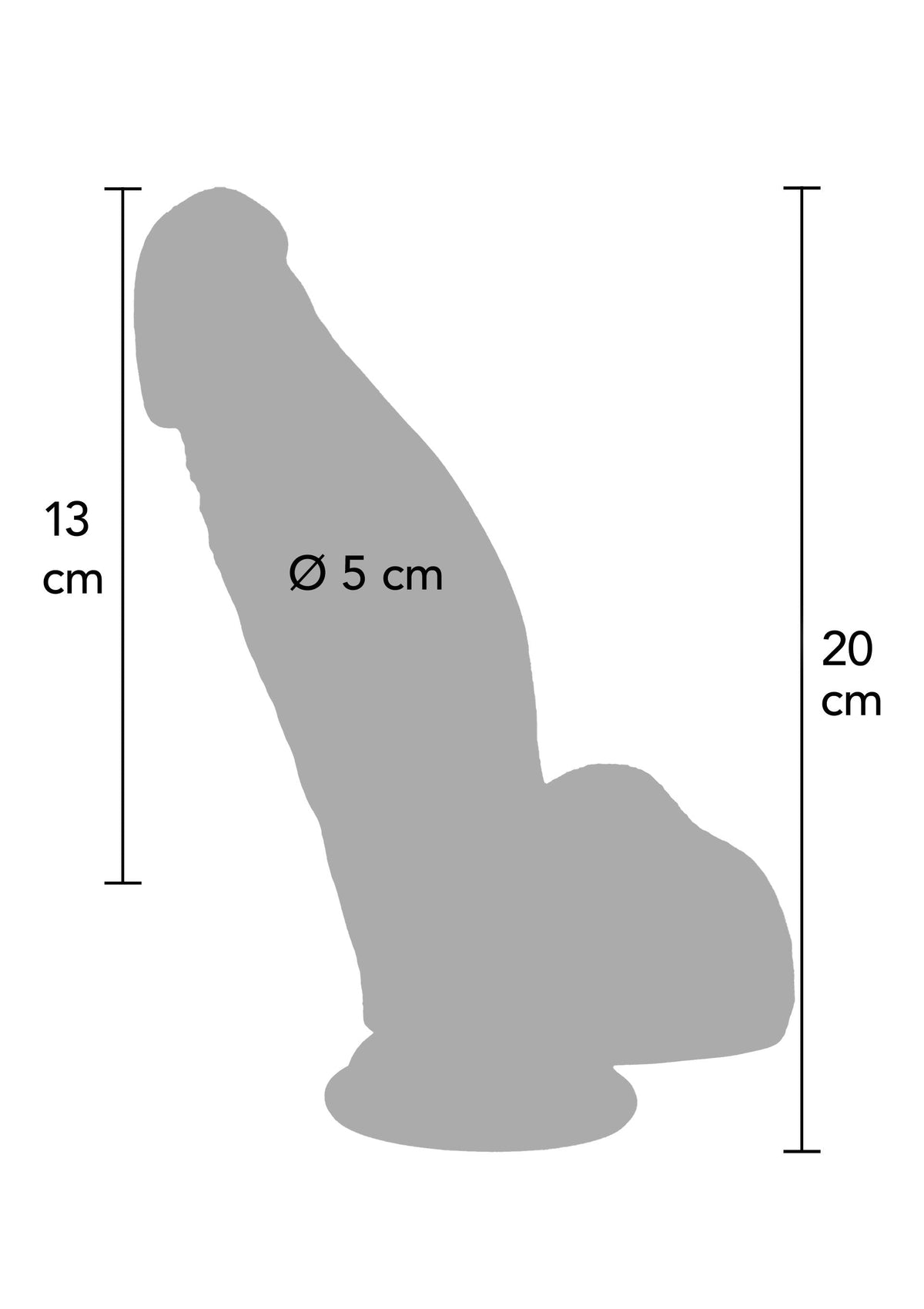 Hidden Desire Ultra Realistic Dildo Silicone 18 cm - Dildo