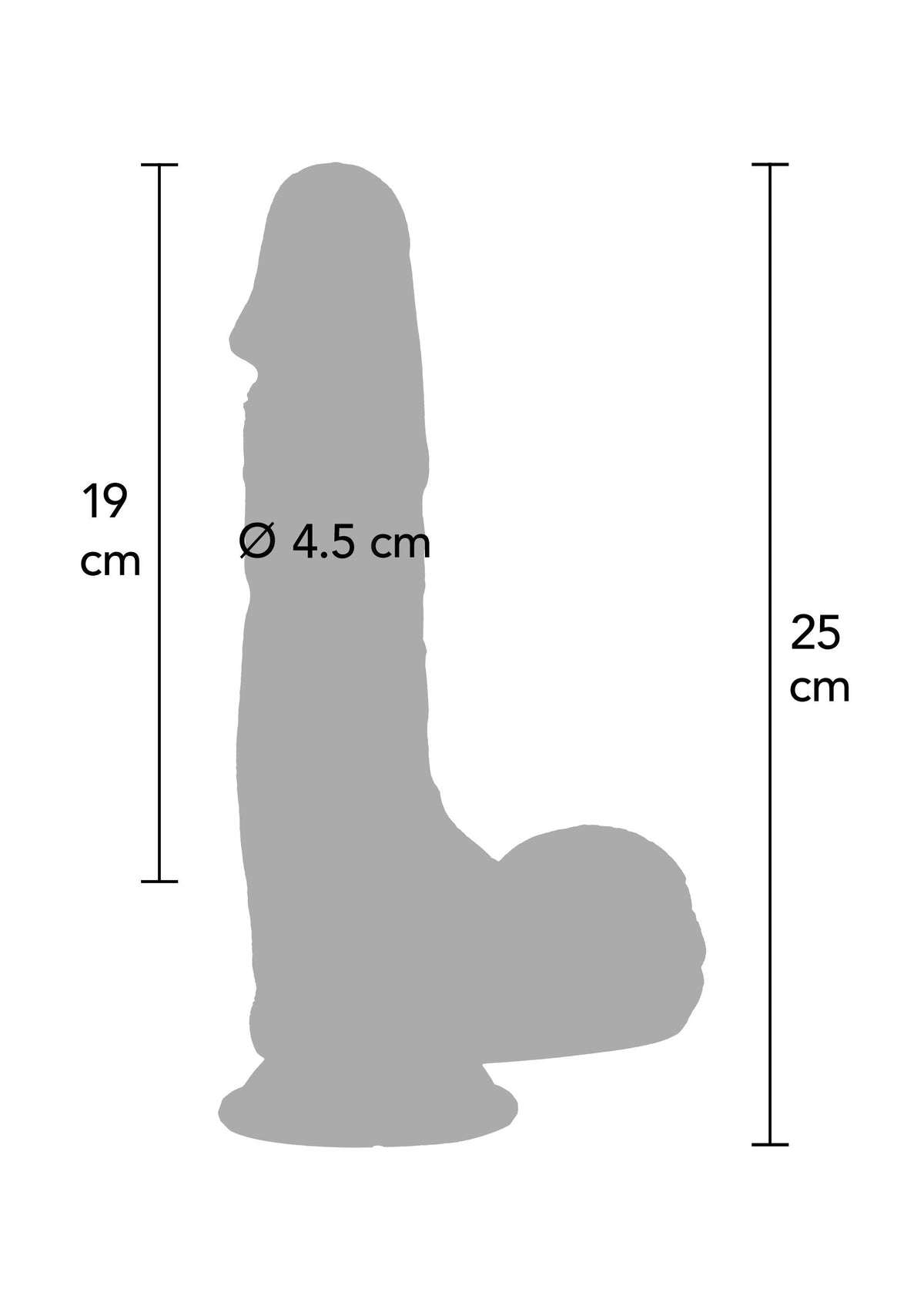 Hidden Desire Ultra Realistic Dildo Silicone 23 cm - Dildo
