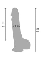 Hidden Desire Ultra Realistic Dildo Silicone 28 cm - Dildo