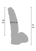 Hidden Desire Ultra Realistic Dildo Silicone 29 cm - Dildo
