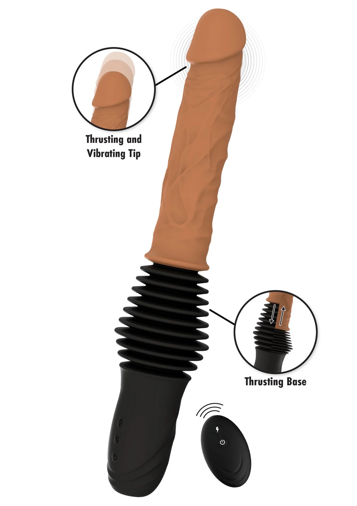 ARDONOX - Realistic Double Thrusting Vibrator