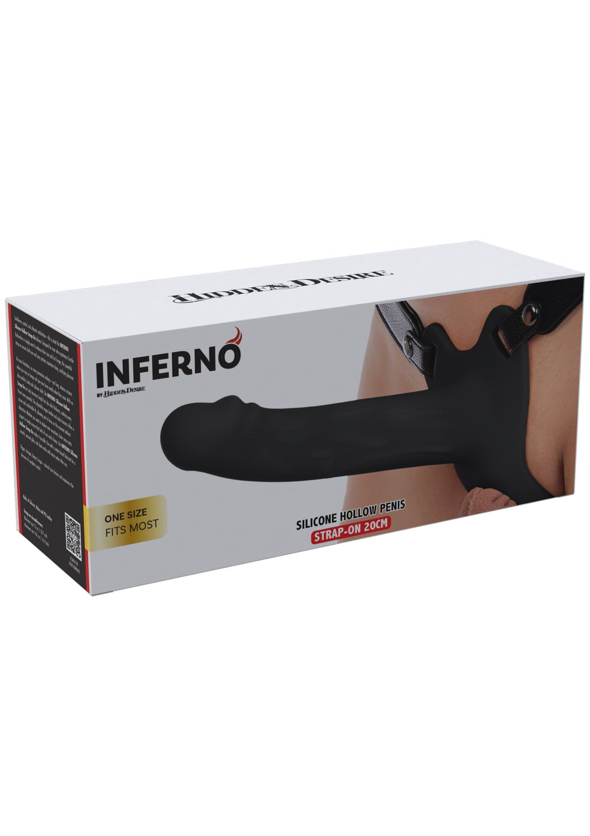 Hidden Desire Hollow Penis Strapon 20cm - Strap-on