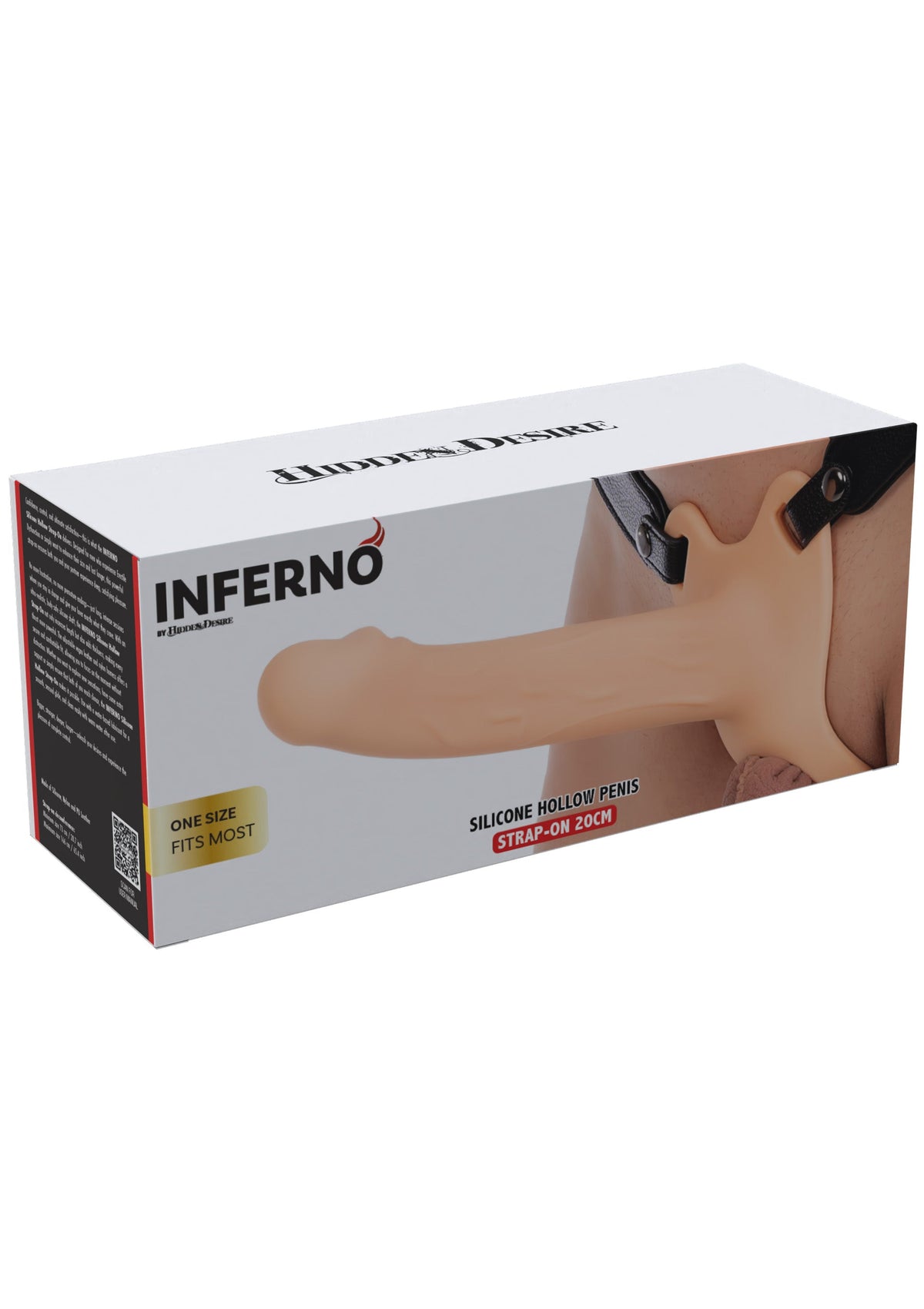 Hidden Desire Hollow Penis Strapon 20cm - Strap-on