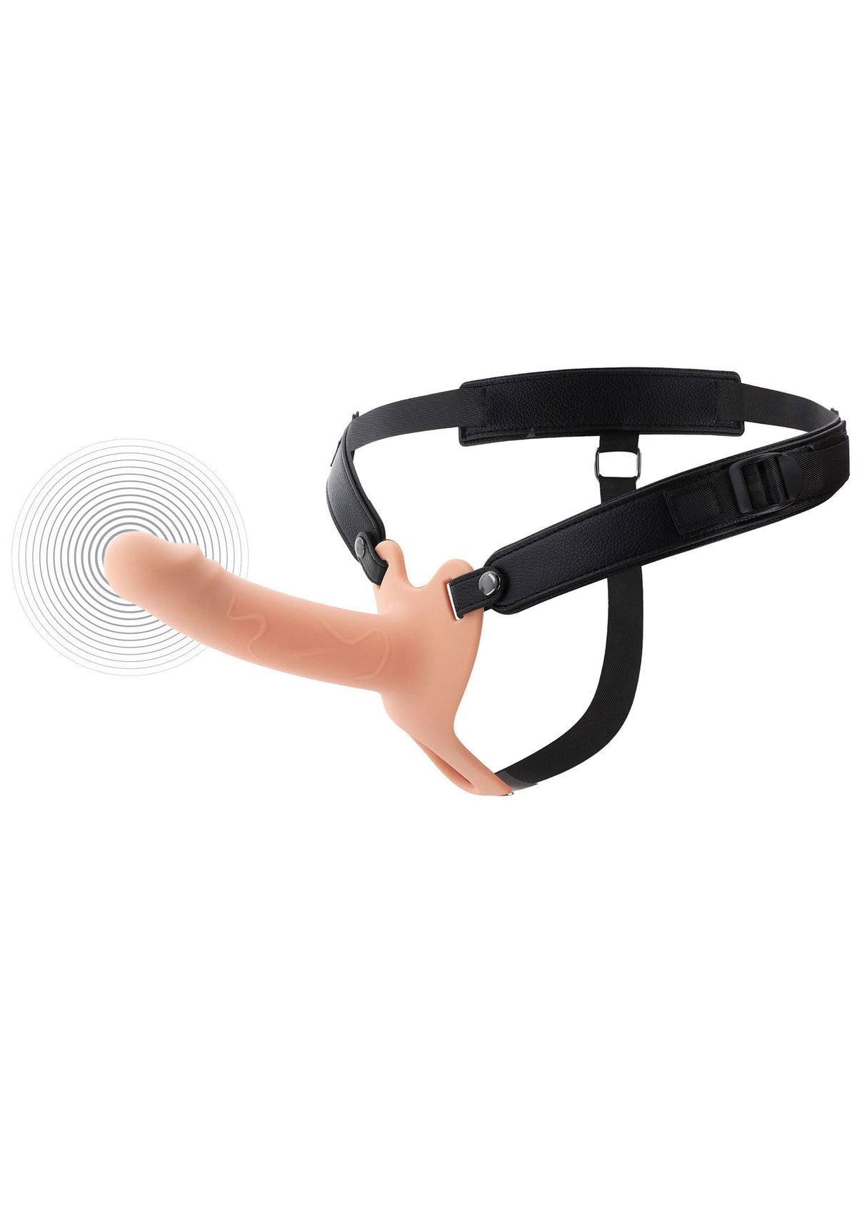Hidden Desire Hollow Penis Strapon Vibrating 16cm - Strap-on