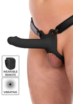 Hidden Desire Hollow Penis Strapon Vibrating 18cm - Strap-on