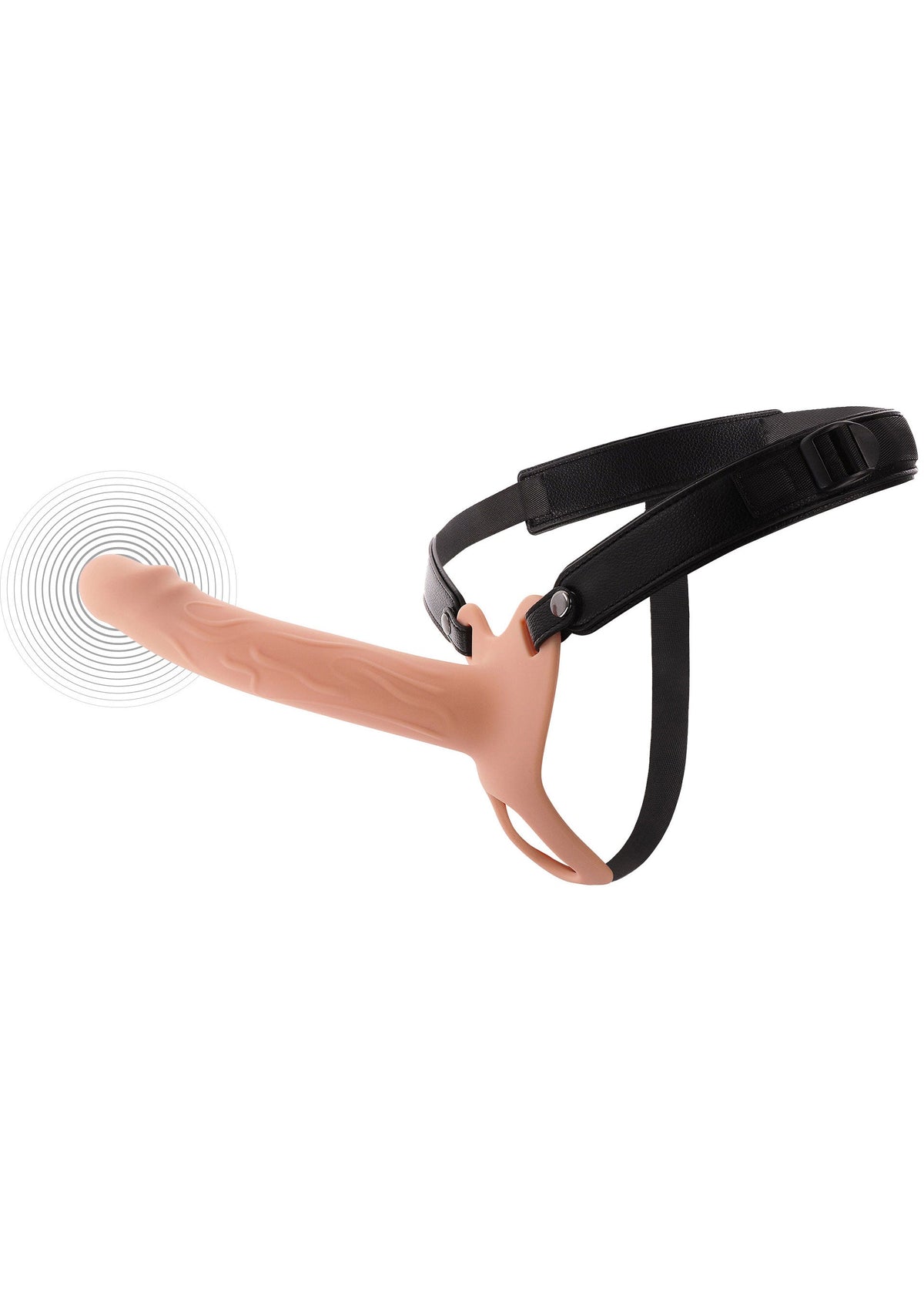 Hidden Desire Hollow Penis Strapon Vibrating 20cm - Strap-on