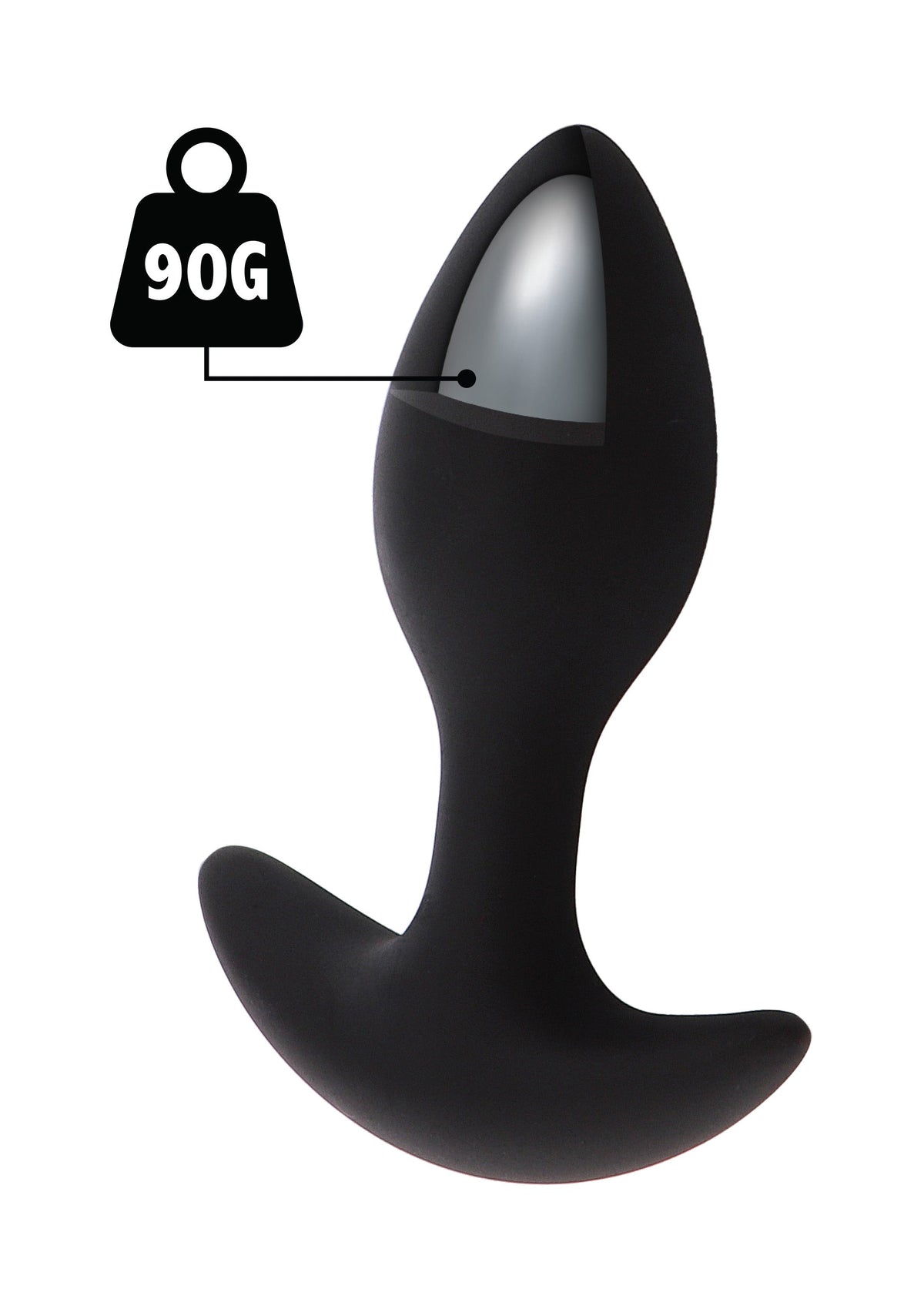 Hidden Desire Weighted Anal Plug 90g - Buttplug