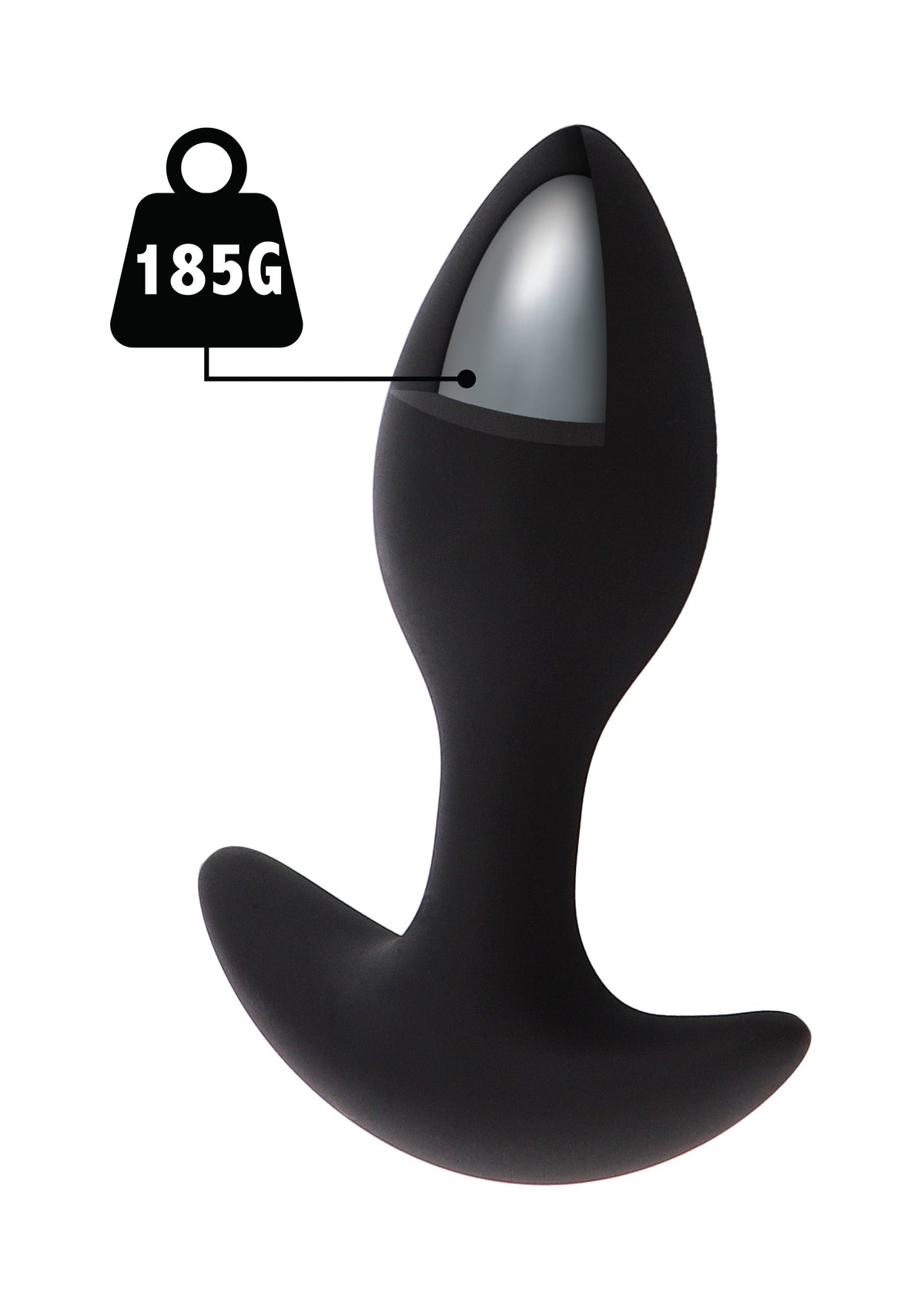 Hidden Desire Weighted Anal Plug 185g - Buttplug