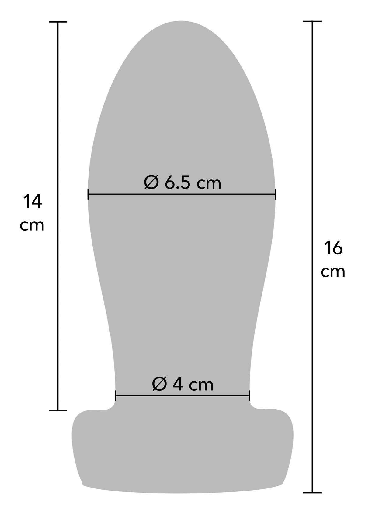 Hidden Desire Heavy Anal Stretcher Plug L - Buttplug