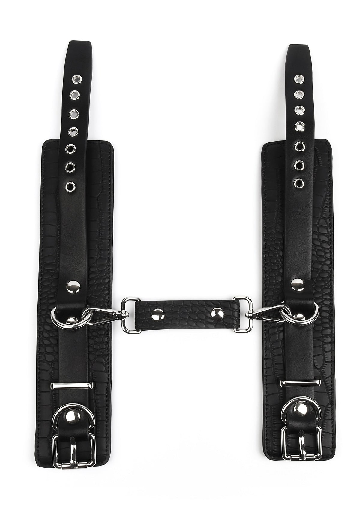 Avanza Croc-Embossed Wrist Cuffs - Boeien