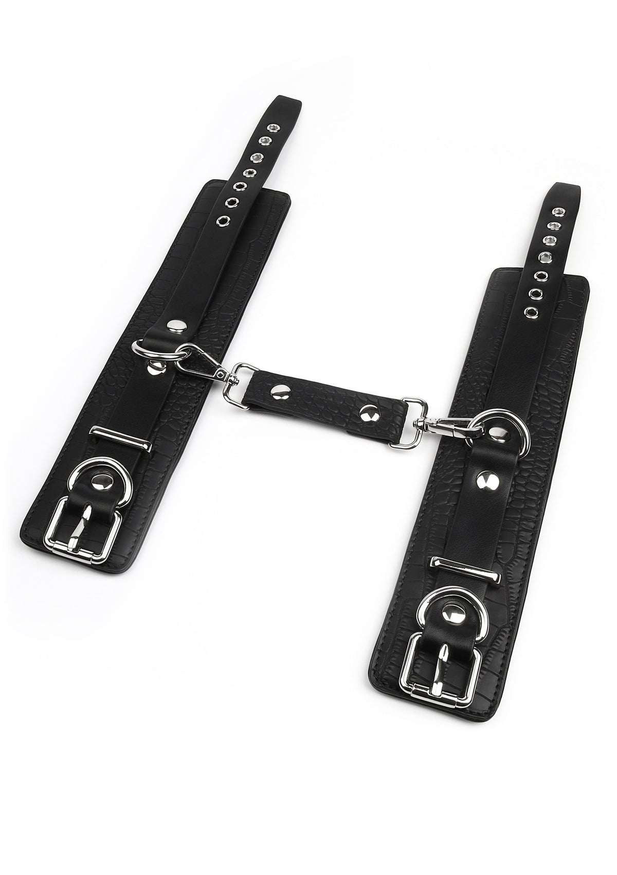 Avanza Croc-Embossed Wrist Cuffs - Boeien