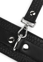 Avanza Croc-Embossed Wrist Cuffs - Boeien