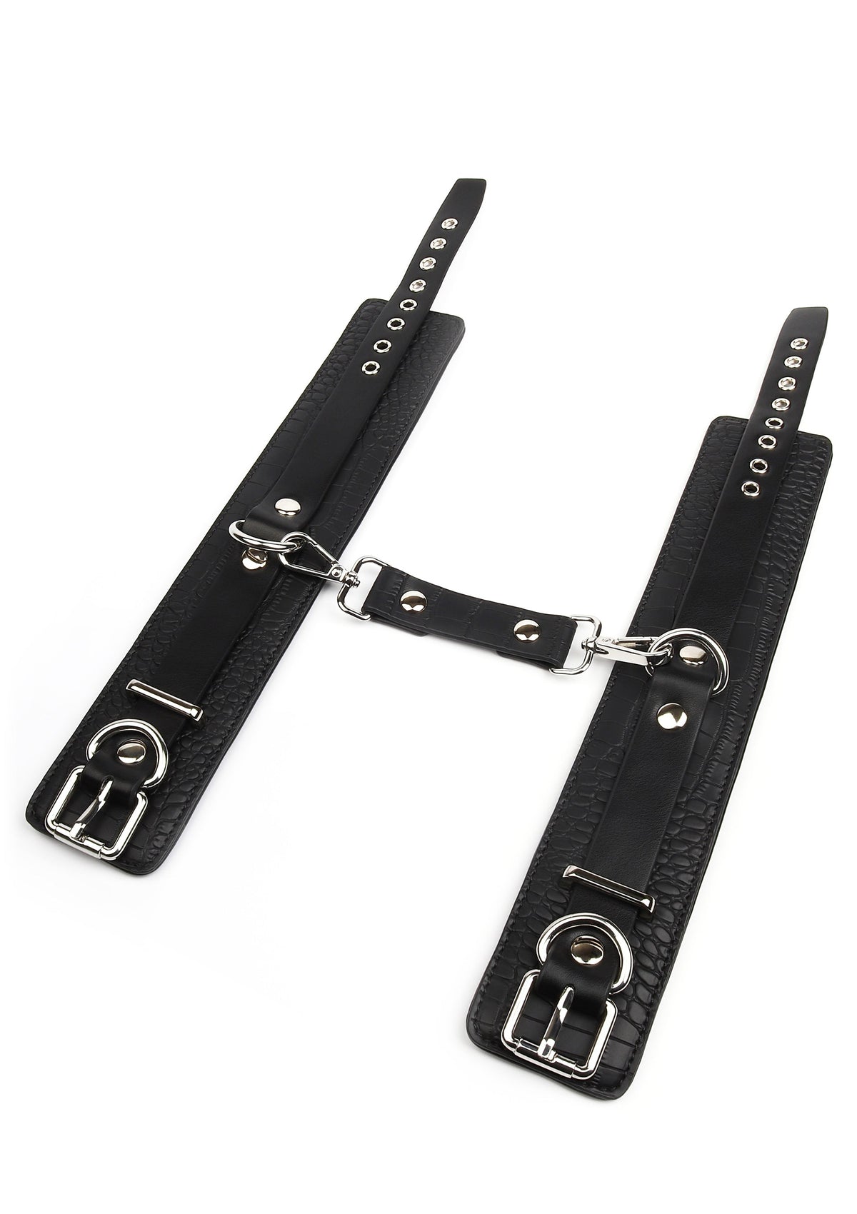 Avanza Croc-Embossed Ankle Cuffs - Boeien