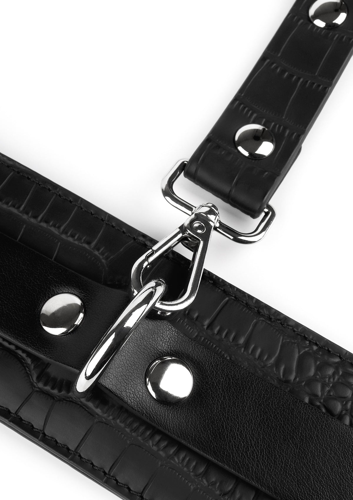 Avanza Croc-Embossed Ankle Cuffs - Boeien