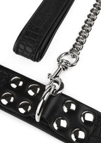 Avanza Croc-Embossed Collar & Leash - Collar & Leash