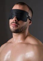 Avanza Croc-Embossed Blindfold - Blindfold