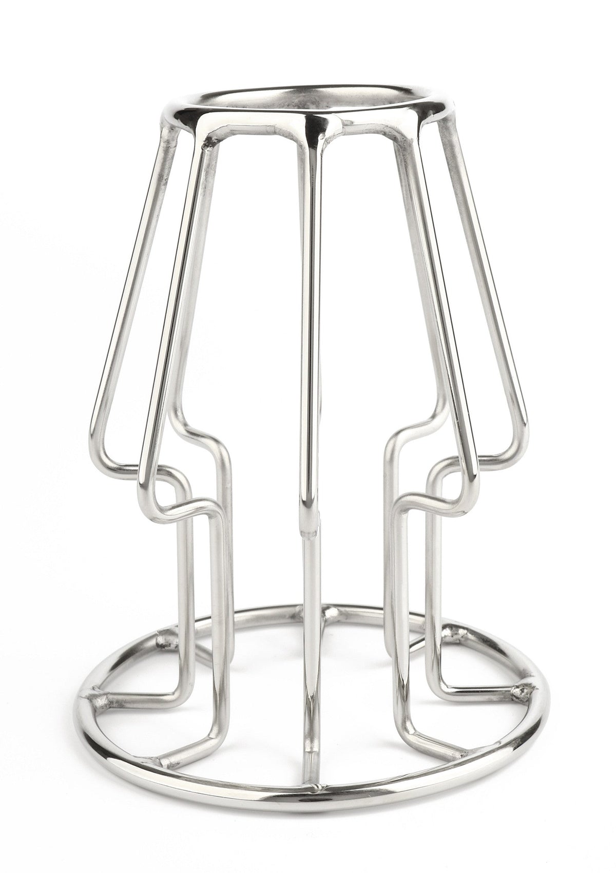 Mr. Steel Trapezoid Anal Plug Large - Open Buttplug